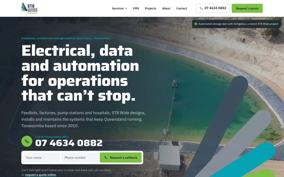 Home page of ST8 Wide Electrical